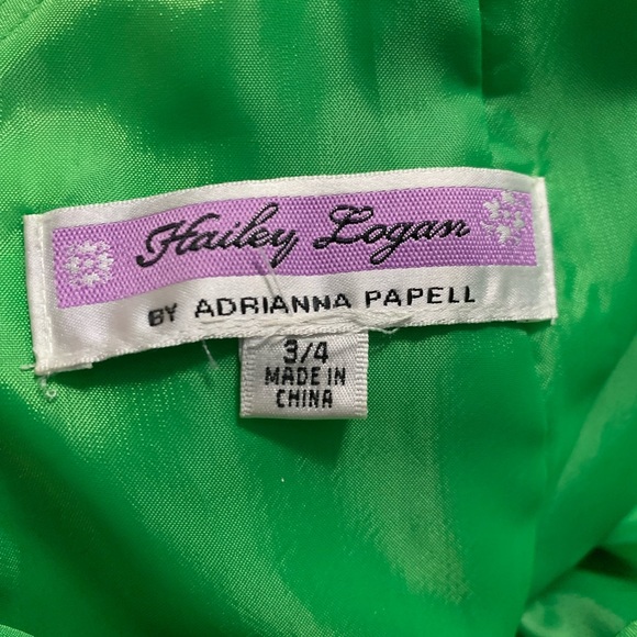 Hailey Logan by Adrianna Papell Long/Prom Formal Gown size 3/4 NWT - Picture 4 of 9
